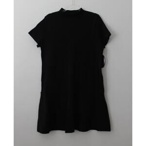 Scoop Women's Fit and Flare Sweater Dress Black Soot Size XL NWT